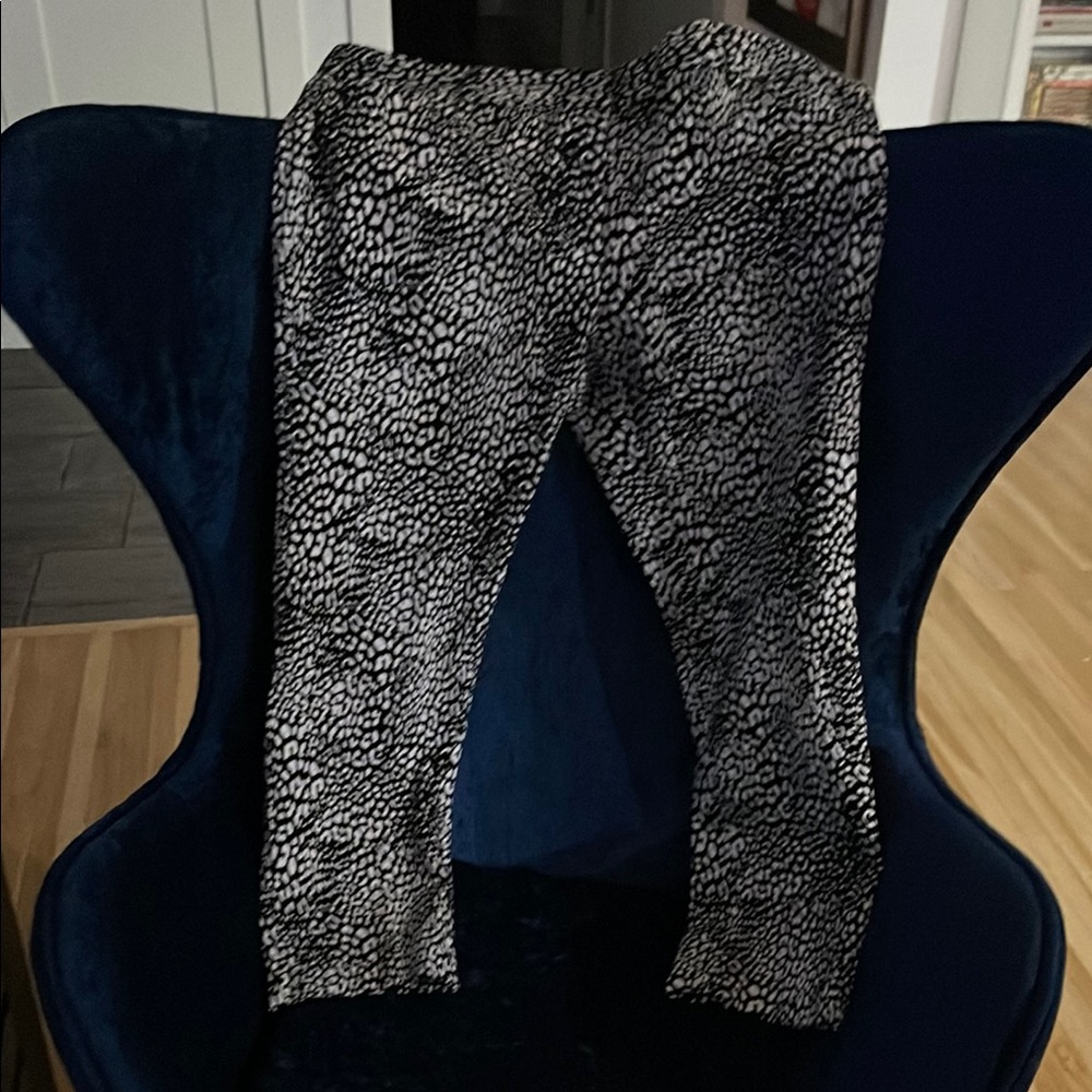 Black and White Patterned Pants